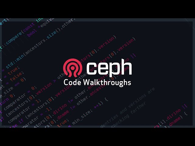 Ceph Code Walkthroughs: Crimson