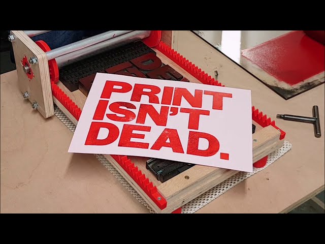 Let's Get Printing - Letterpress Printing with a difference...