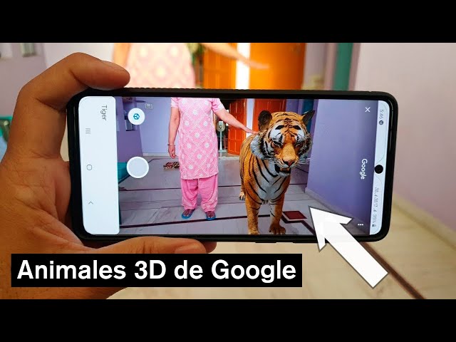 How to watch 3D ANIMALS on your cell phone \ Google's ARCore feature