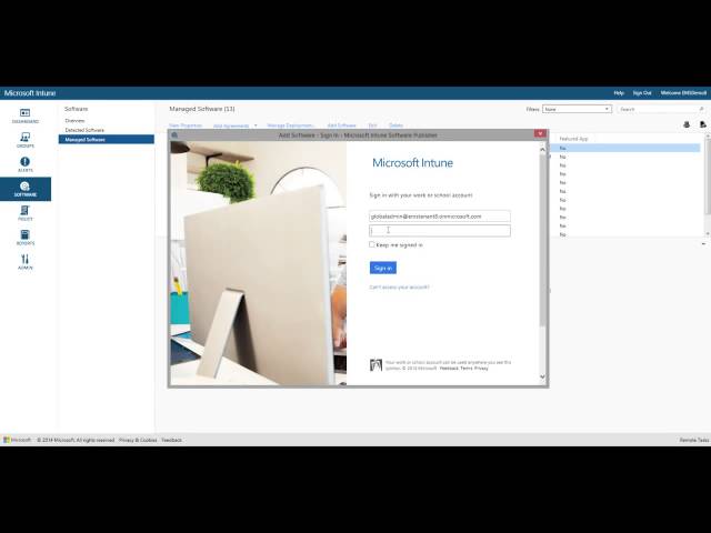 Mobile Device Management Demo – Microsoft Intune