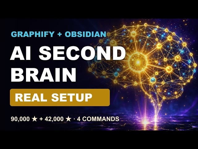 Graphify + Obsidian: Build an AI Second Brain That Never Forgets (Real Setup)