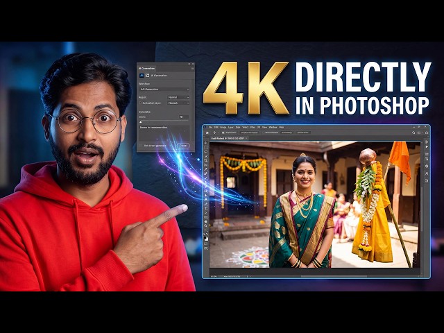 Photoshop 2026 Just Got CRAZY! 🔥 Generate 4K AI Images Directly in Photoshop