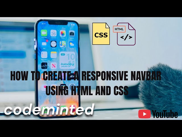 Responsive Mobile Navbar | HTML CSS JavaScript ✨