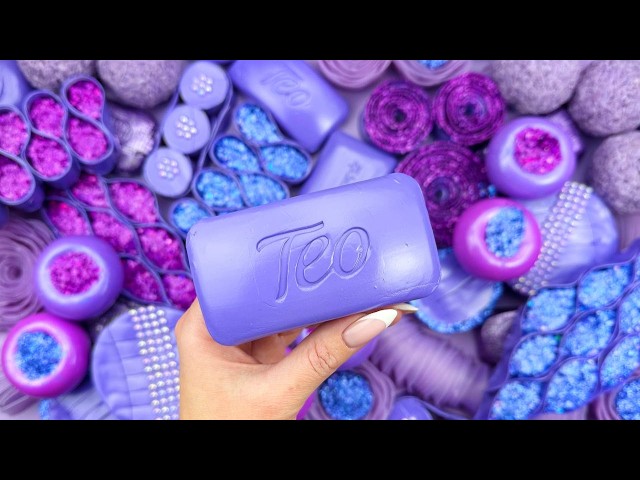 [ASMR] Anxiety Relief: Deep Starch Soap Crushing, Crunchy Glitter Foam & Soft Brain Massage