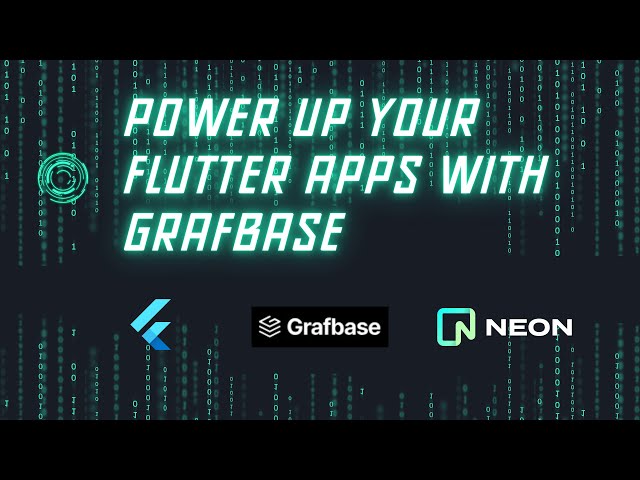 Flutter with Grafbase API and Neon serverless Postgres