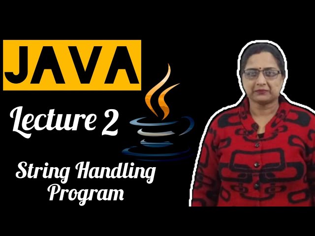 Lecture 2:- Java String Programs for Beginners | ICSE / ISC | Step by step 