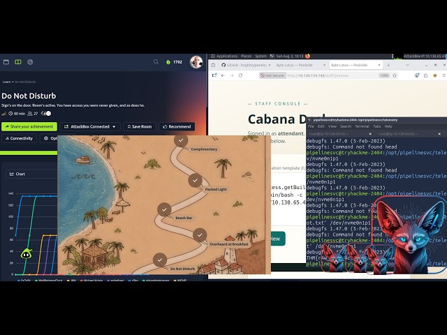 TryHackMe Do Not Disturb  | SSTI | Node.js debug | disk group | Hacker Holidays | 2026