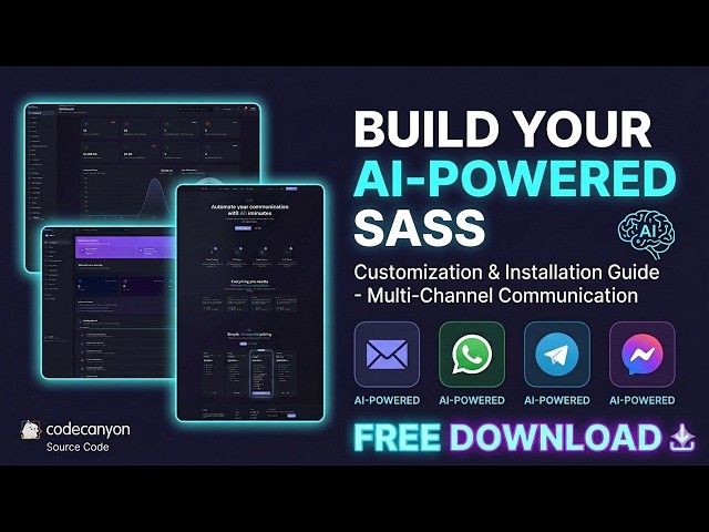 Build Your Own AI Chatbot SaaS in 10 Minutes! (Free Download)