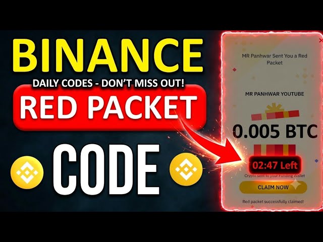 Binance Red packet code today || Red packet code in Binance today || Today Binance Red packet code 