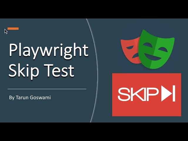 playwright Skip Test