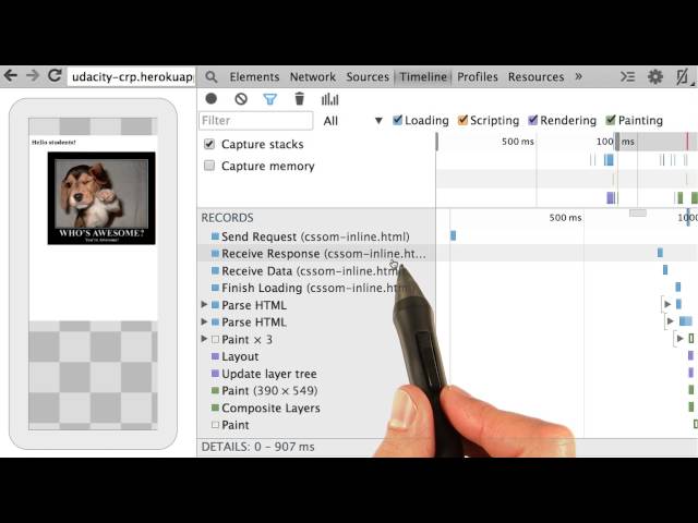Analyzing the Entire CRP in DevTools - Website Performance Optimization