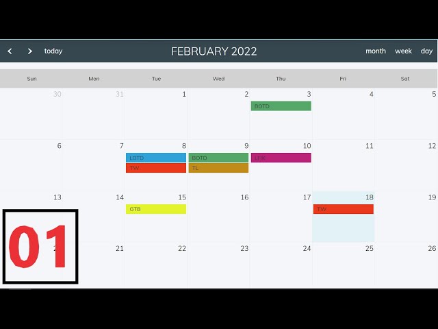 (01) FullCalendar js | Integrate fullCalendar in Laravel | Customize fullCalendar js in Laravel
