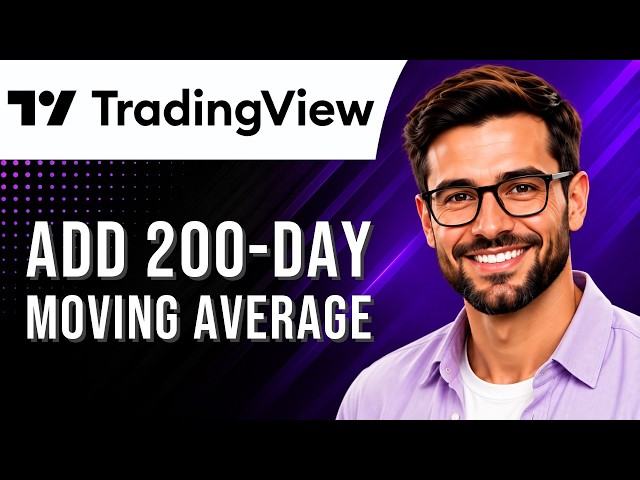 TradingView: How to Add the 200-Day Moving Average (Moving Average Tutorial for Beginners)