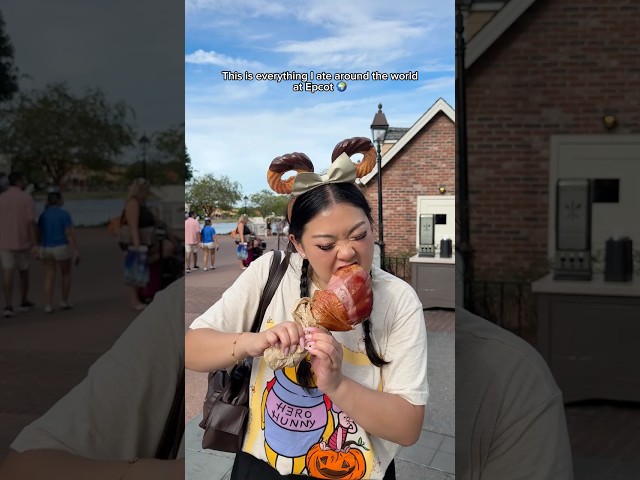Everything I ate around the world at Epcot! 🌍🍣 @jinymaeng @jasminetxo @DisneyParks