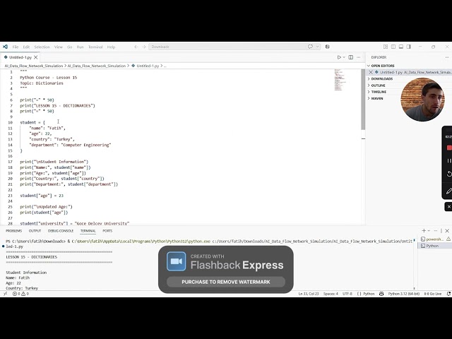 Python Course #15 Dictionaries in Python