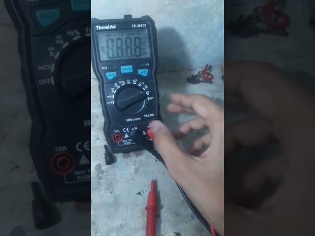 Basic electronics start 28 June switch testing with multimeter #