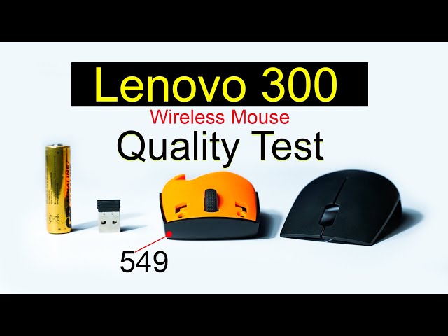 Best Budget Friendly Wireless Compact Mouse Lenovo 300 Unboxing & Quality Test 🖥️🖱️