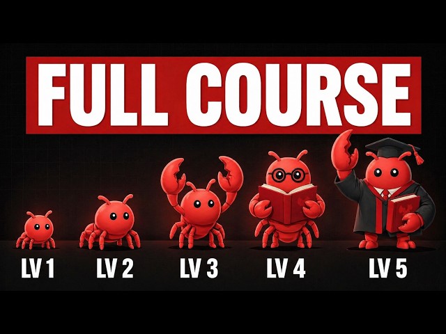 OPENCLAW FULL COURSE 3 HOURS: Build & Sell (2026)