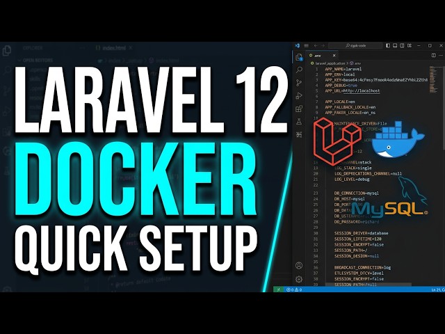 Laravel 12 + Docker Setup: PHP, MySQL & phpMyAdmin - Complete Guide #laravel #docker