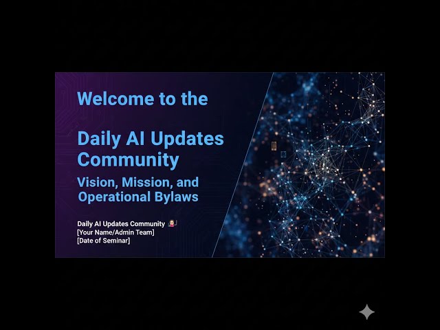 Daily AI Updates Community