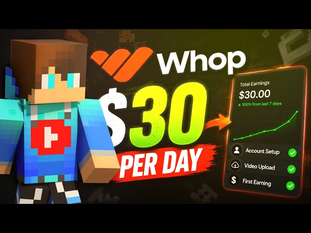 How I Made My First $30 on Whop (Full Setup)