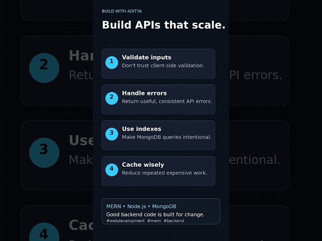 5 Coding Habits Every Full-Stack Developer Should Build 🚀 #buildwithaditya #coding #javascript #mern