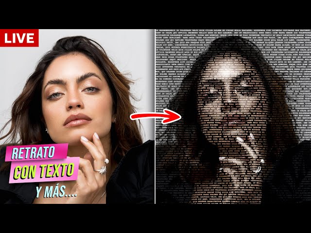 🧠 ¡CONVIERTE tu RETRATO en TEXTO con este TRUCO de Photoshop! (Y MAS COSAS)
