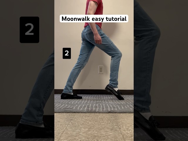 Easy how to moonwalk tutorial ✨🕴️