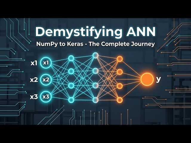 Artificial Neural Network from NumPy to Keras