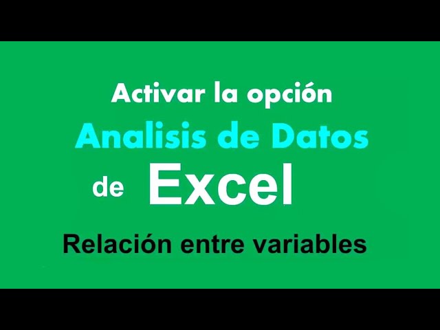 INFOII - EXCEL "TABLAS CON VARIABLES"