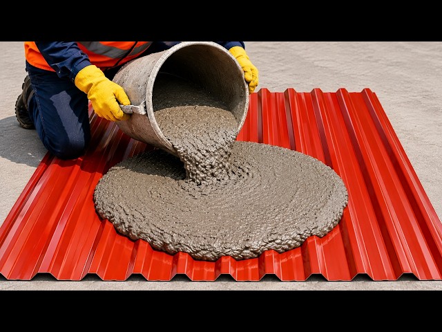Amazing Creations from Cement and Iron Tiles - Easy DIY Garden Decorations