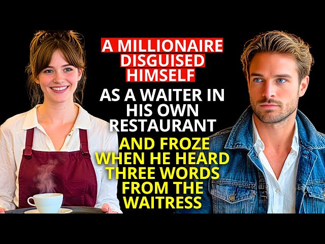 A MILLIONAIRE disguised himself in his own RESTAURANT, and FROZE when he heard THREE WORDS from the