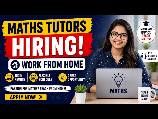 Teaching Jobs 2026 | Infinity Learn Work From Home Maths Tutor Hiring
