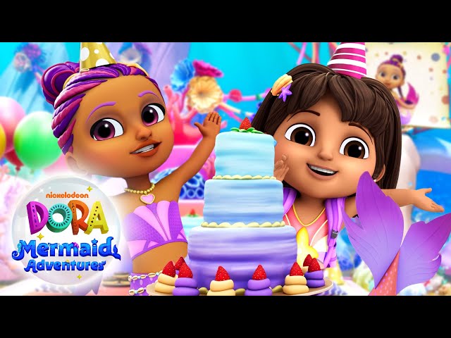Dora's Mermaid Birthday Party! w/ Swiper 🎂 Dora's Mermaid Adventures #2 | Dora & Friends