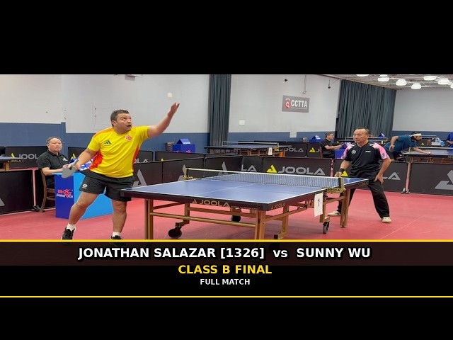 Jonathan Salazar [1326] vs Sunny Wu | Final | CCTTA 2025-26 Season Final | Class B | Aug 2026