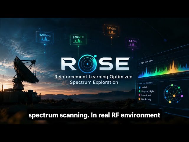 ROSE – Reinforcement Learning Optimized Spectrum Exploration | Smart RF Scan Strategy