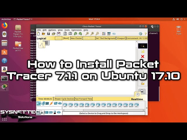 How to Install Cisco Packet Tracer 7.1.1 on Ubuntu 17.10 | SYSNETTECH Solutions