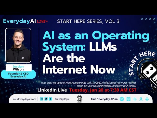 AI as an Operating System: LLMs Are the Internet Now