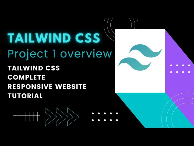 Tailwind CSS complete Project 1 (Apple Website) overview | Complete responsive website tutorial
