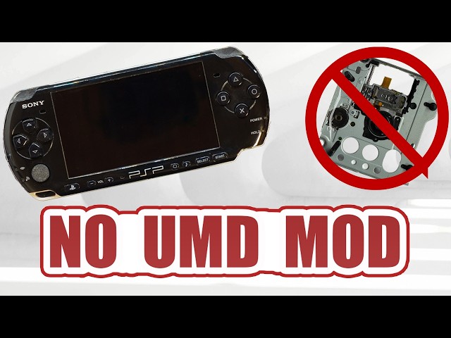 PSP 3000 - No‑UMD Mod 😱 UMD raus – mehr Power, weniger Gewicht! 🔧
