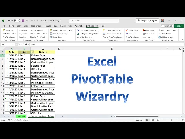 Excel PivotTable Wizardry