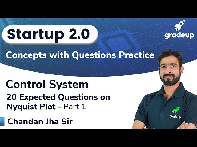20 Most Expected questions on Nyquist Plot | Part 1 | Startup 2.0 | Chandan Sir | Gradeup