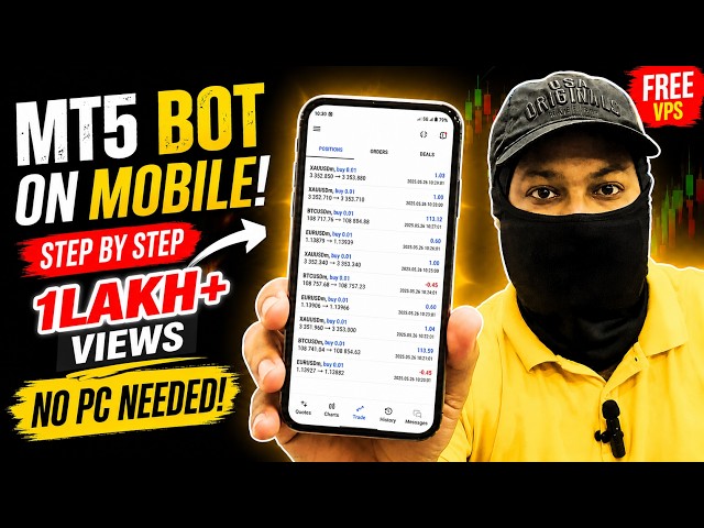 How to Setup MT5 Trading Bot on MOBILE (Free VPS) | Full Guide