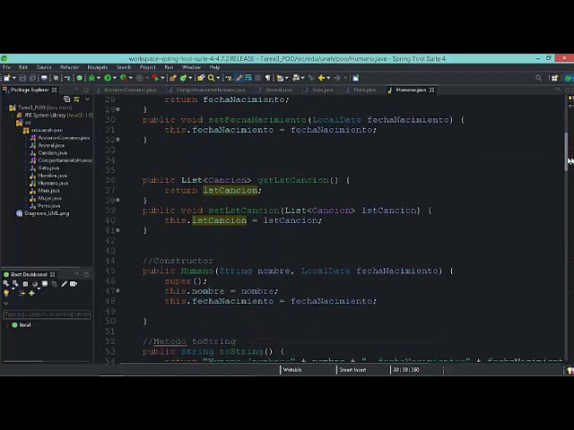 De diagrama UML a Codigo JAVA