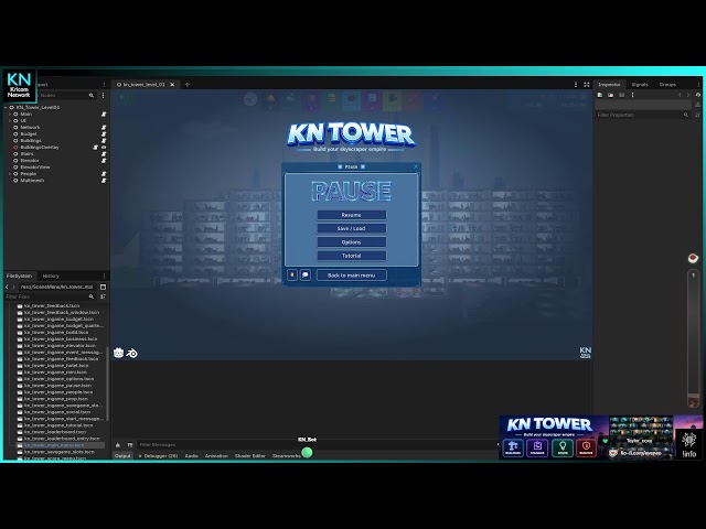 🛠️ GameDev 🛠️ - Developing KN_Tower | 🤖 Godot | ⚙️ Blender | 🐍 Python | 🧮 GDScript | 🎨 Gimp