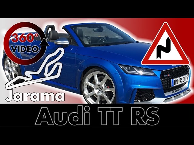 360 Test Drive 2017 Audi TT RS on Mountain Road and Race Track in Spain