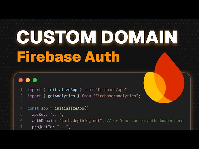 How to use a custom domain in Firebase Auth