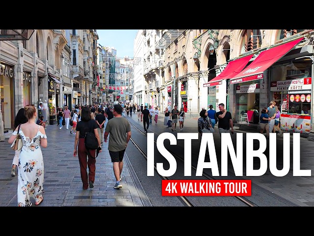 ISTANBUL, Turkey 🇹🇷 The Most Lively Streets in Istanbul? | 4K Walking Tour