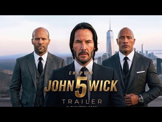 John Wick 5 (2026) – First Trailer | Keanu Reeves, Jason Statham, Dwayne Johnson | Concept