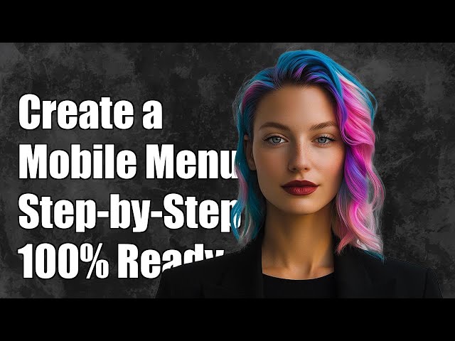 How to Create a 100% Responsive Bootstrap Mobile Menu: Step-by-Step Guide